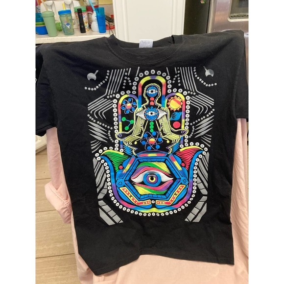 Mexico Shirt One Size Black Short Sleeve Looks Like A Large - Picture 1 of 3